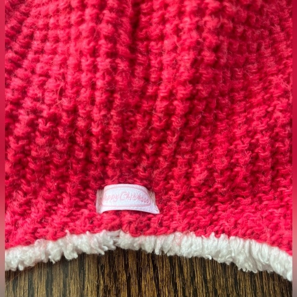 Kraft wool blend winter hat size 2/3 cat print red - Picture 3 of 4